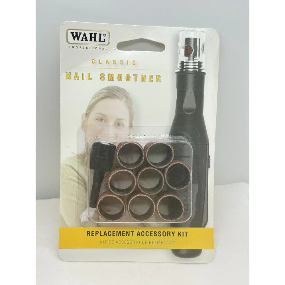 Wahl 5971 Classic Nail Smoother, Battery Operated Nail Drill for Pets‎ + Refills